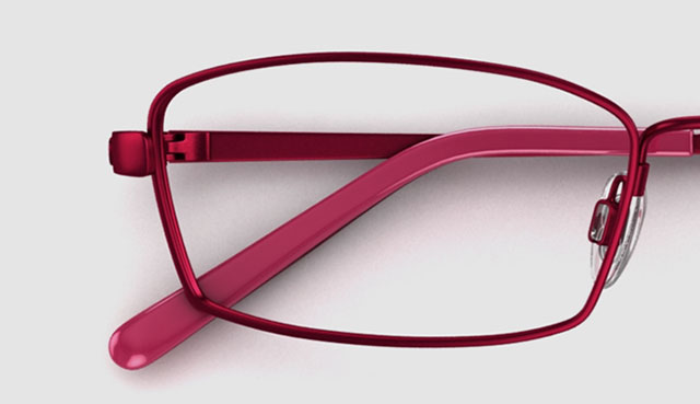 På Specsavers hittar du praktiska, bekväma och snygga metallbågar med ultrafjädring.